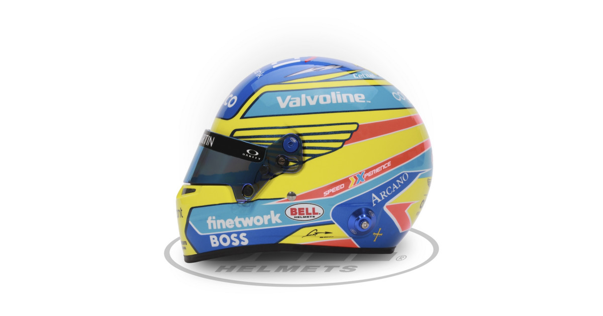 Mini casco BELL 2024 Fernando ALONSOArray