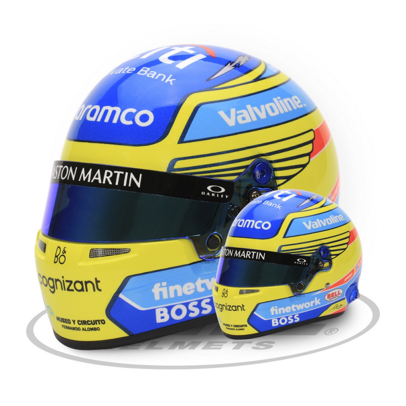 Mini-capacete BELL 2024 Fernando ALONSOArray