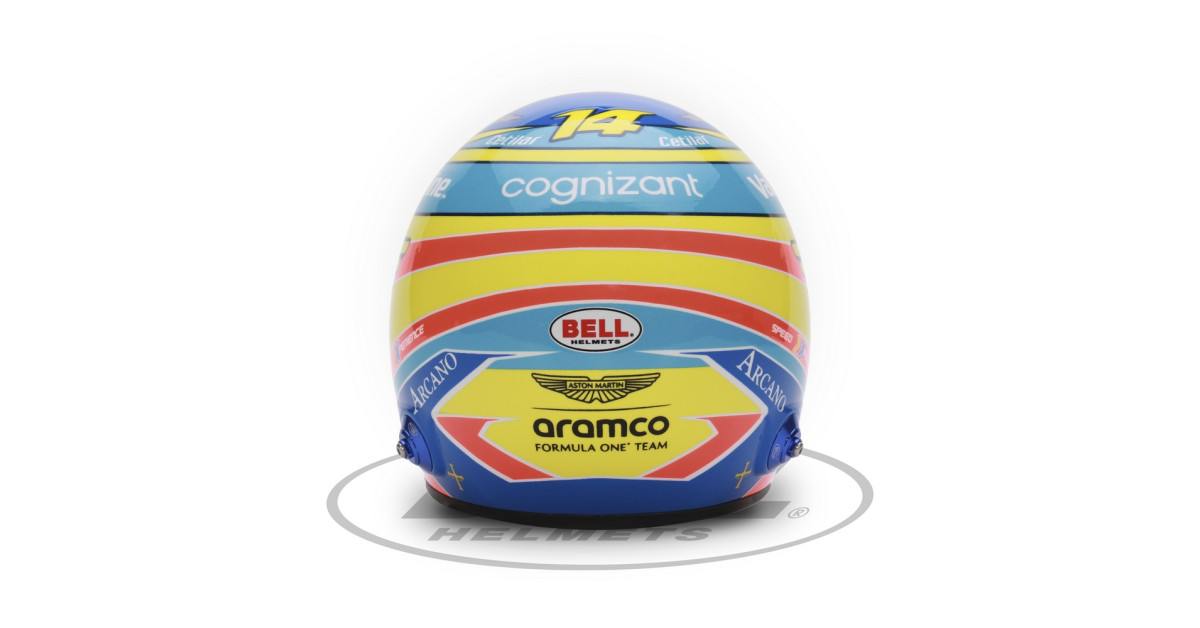 Mini casco BELL 2024 Fernando ALONSOArray