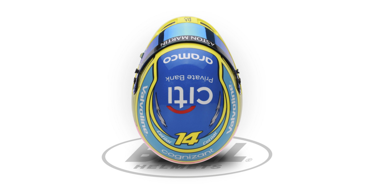 Mini casco BELL 2024 Fernando ALONSOArray