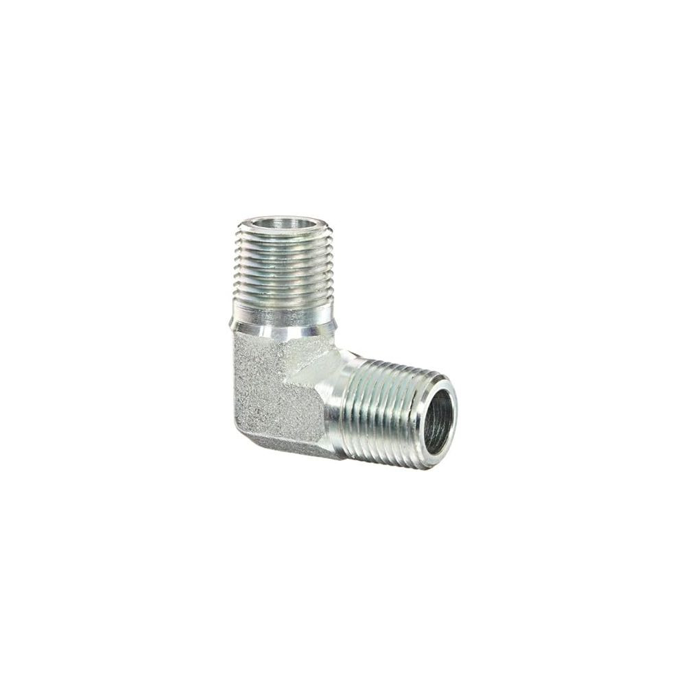 Adaptador macho/macho 45° Dash3/1/8NPT - 3/8x24JIC/1/8NPT AçoArray