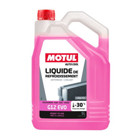 Refrigerante Motul G12 EVO -30°C (VAG) - bidón de 5 litros