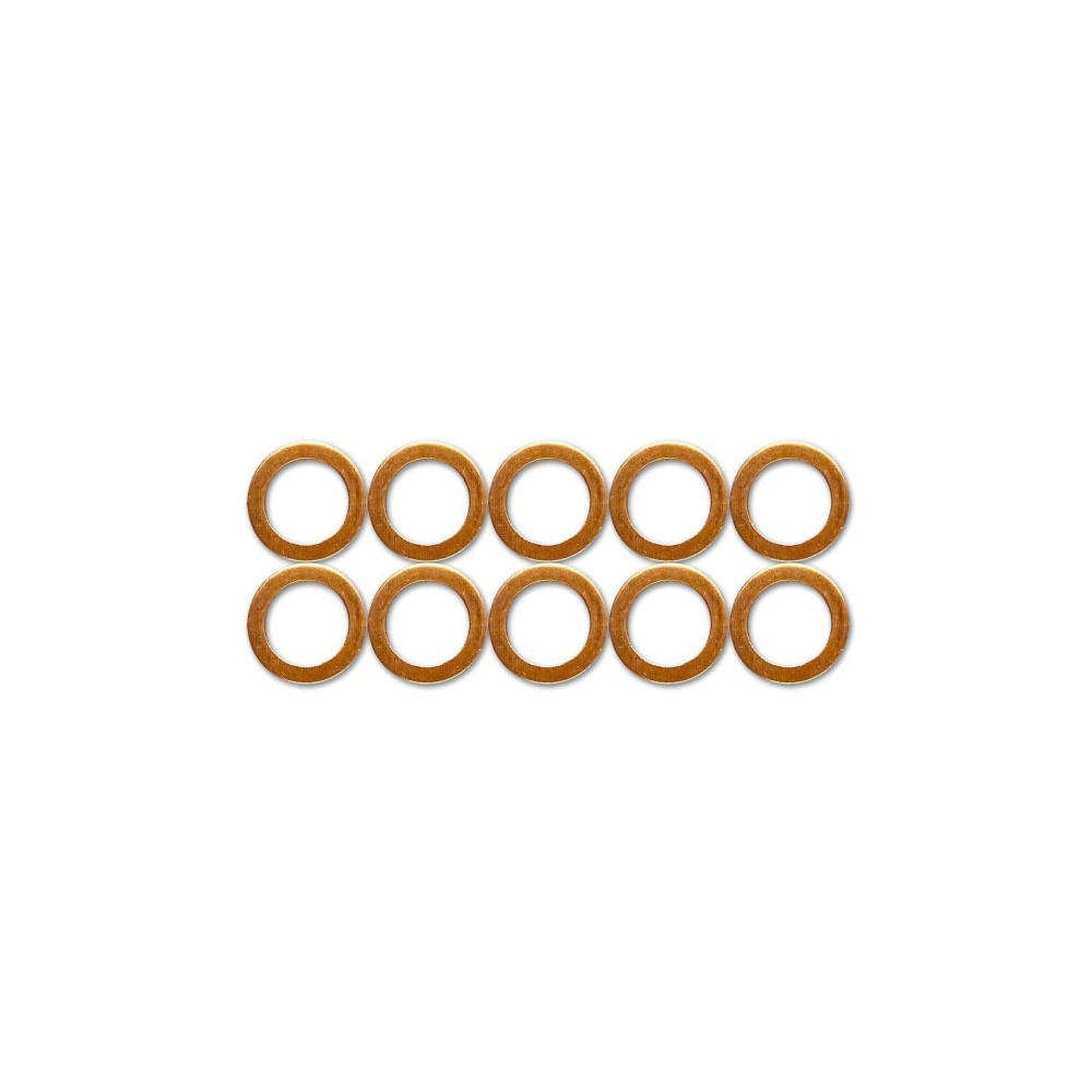 Juntas de cobre Ø10mm - 10 piezasArray