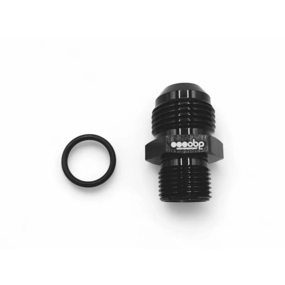 Adaptador Macho/Macho recto M12x150 a Dash (JIC) NegroArray