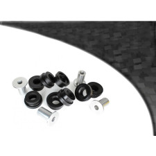 Silent Bloc Powerflex Preto Subquadro Traseiro Volkswagen Bora (4 peças)