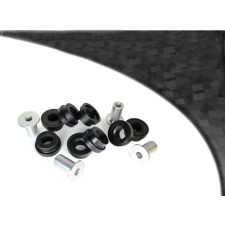 Silent Bloc Powerflex Preto Subquadro Traseiro Volkswagen Bora (4 peças)