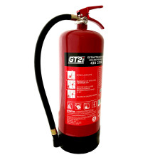Extintor de incêndio manual de assistência em aço 6Kg ABC em pó