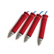Funda protectora de cable de bujía COOL IT (Rojo) - Juego de 4