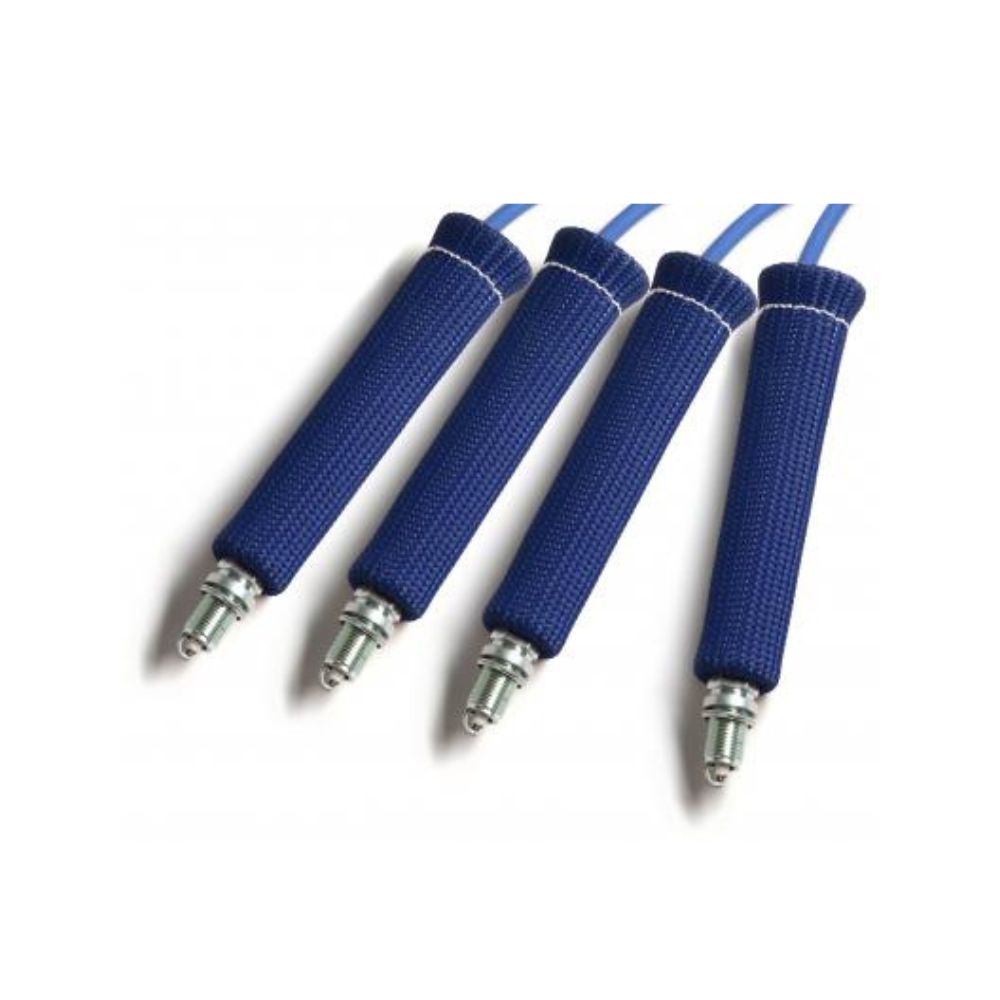 Manga de proteção do fio da vela de ignição COOL IT (Azul) - Conjunto de 4Array