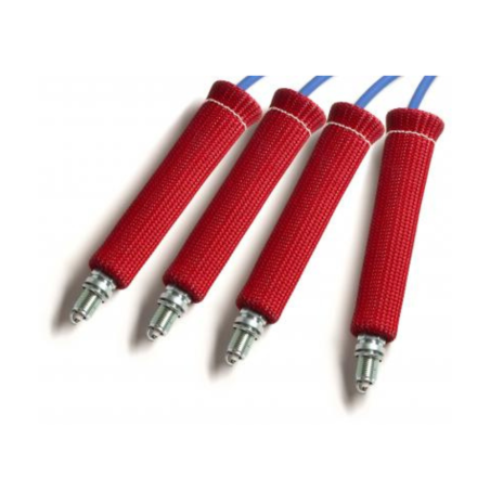 Funda protectora de cable de bujía COOL IT (Rojo) - Juego de 6
