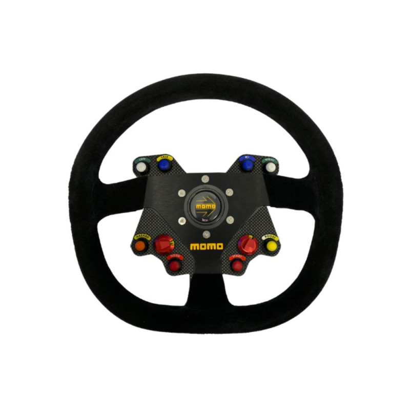 Mando de volante inalámbrico de carbono AIM de 10 botonesArray