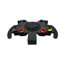 Volante inalámbrico de carbono de 8 botones con levas de cambio AIM