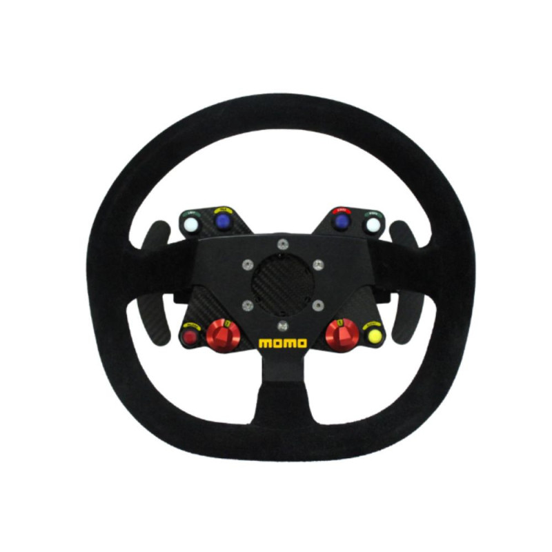Volante inalámbrico de carbono de 8 botones con levas de cambio AIMArray
