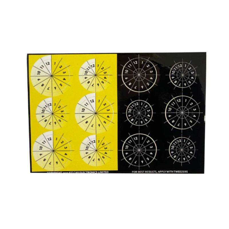 Folhas autocolantes de 4 e 8 canais para a placa de circuito do volante AIMArray