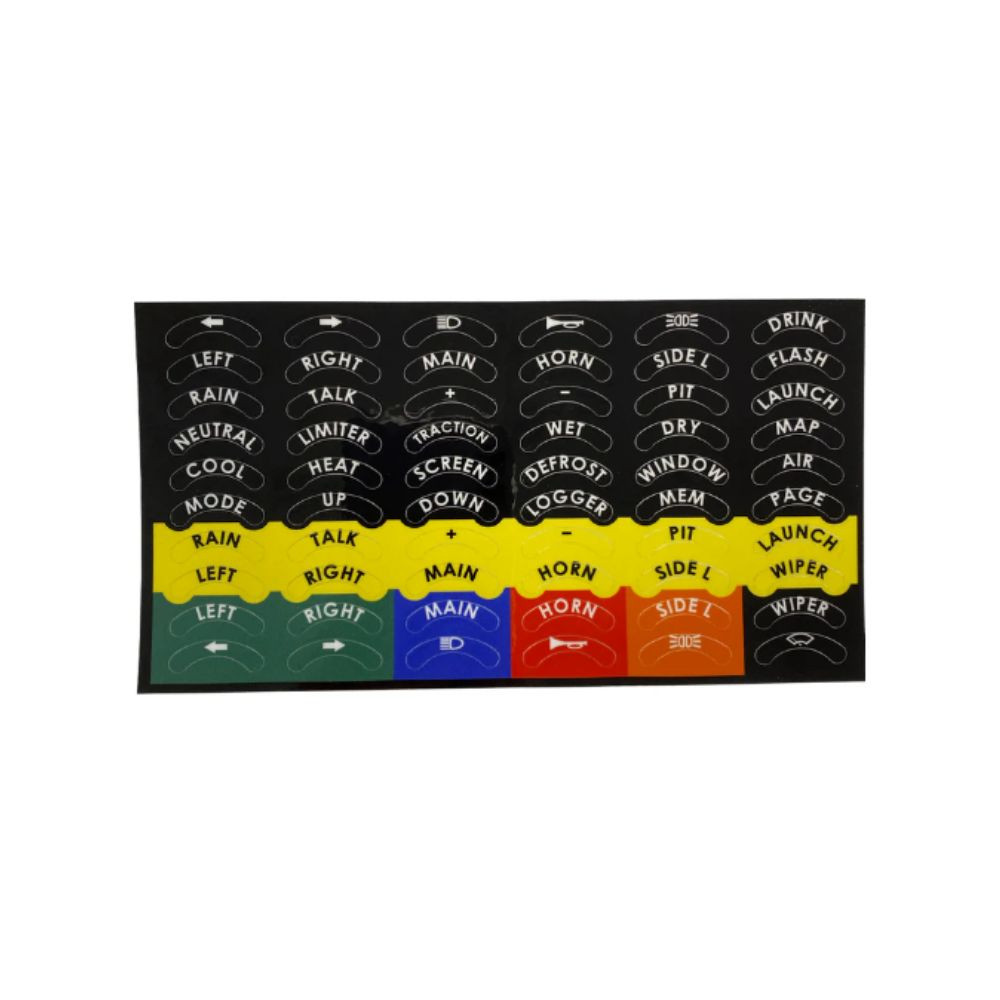 Folhas autocolantes de 4 e 8 canais para a placa de circuito do volante AIMArray