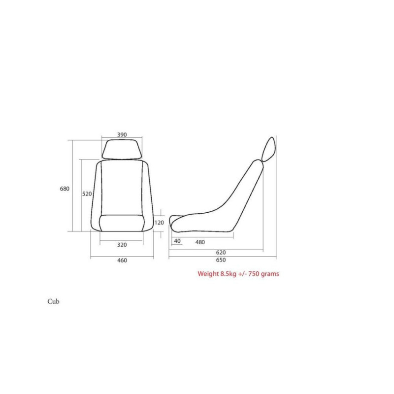 Asiento COBRA CubArray