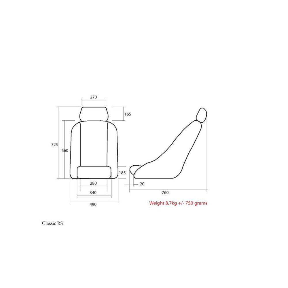 baquet  COBRA Classic RSArray