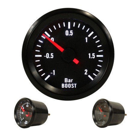 Manómetro Presión Turbo 2" negro