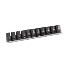 Conjunto de 11 chaves de caixa curtas 1/2" para chaves de impacto KIELDER (10 a 21mm - lg38mm)