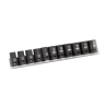 Conjunto de 11 chaves de caixa curtas 1/2" para chaves de impacto KIELDER (10 a 21mm - lg38mm)