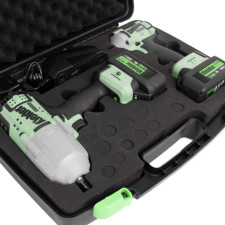 Pistolas de impacto dúo KIELDER 1/2 1790Nm y 3/8 340Nm (2x5.0Ah)