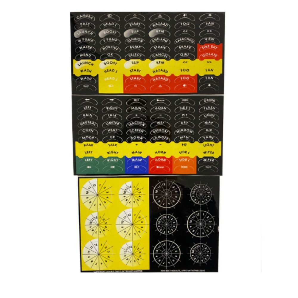 Folhas adesivas de 10 canais para flyer board AIMArray