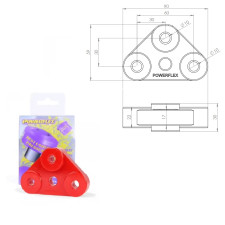 Silent-block Powerflex escape Honda S2000/Civic/Integra Type R