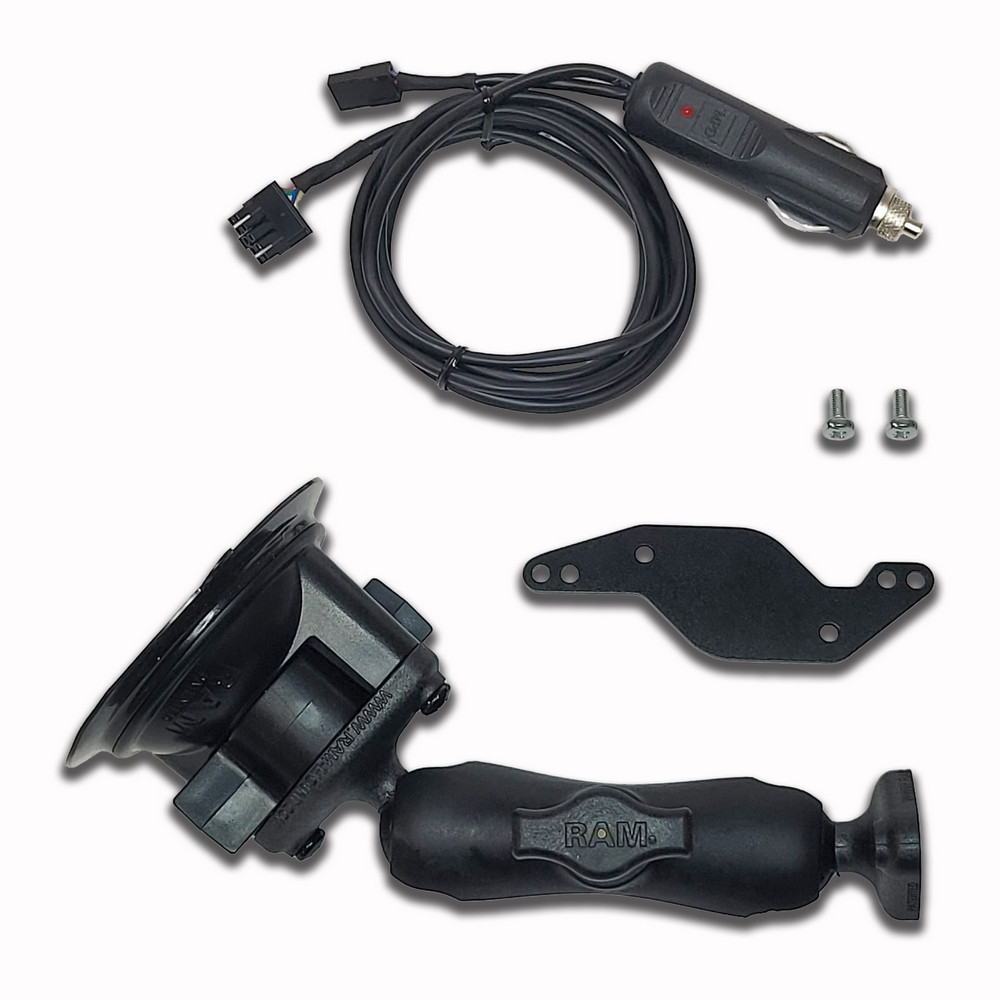 Kit Soporte Ventosa Alimentación Encendedor Ordenador a Bordo MonitArray