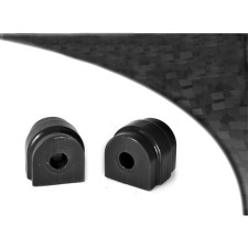 Barra estabilizadora traseira preta Silentblock Powerflex 13.5mm BMW E60 Série 5, Sedan