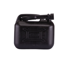 Recipiente de combustível de plástico Draper, 5L, preto.
