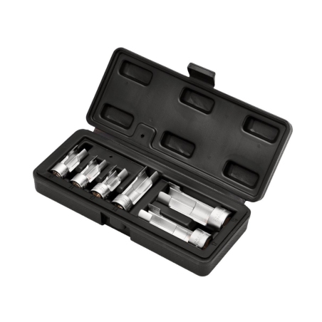 Juego de llaves de vaso Draper para sensores de temperatura, ½'' y 3/8'' (6 piezas).
