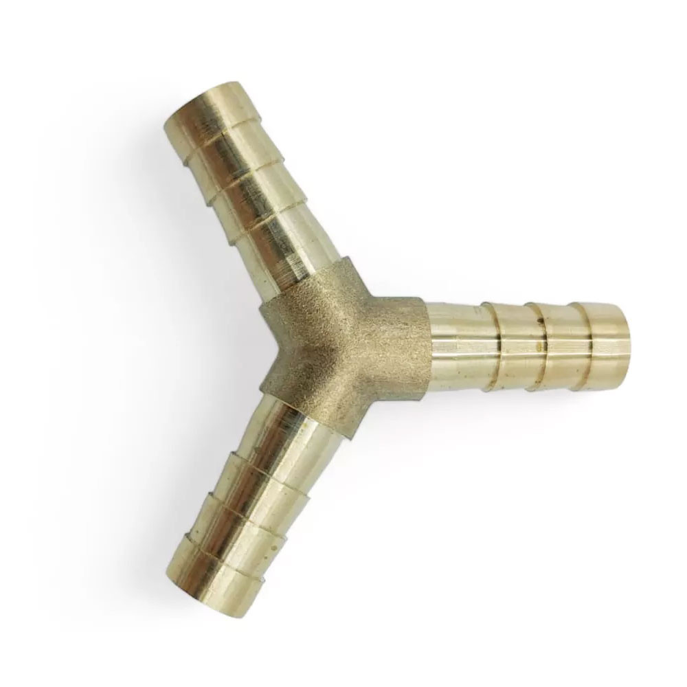 Racord Y OBP para manguito de gasolina 8mm latónArray