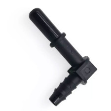Racord acodado OBP SAE J2044 diámetro 7,89mm negro
