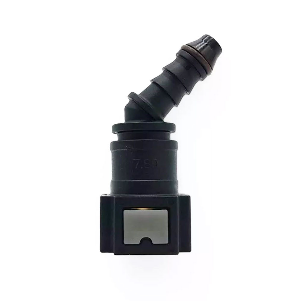 Racord OBP SAE J0244 diâmetro 7,89mm ligação da origem a 8mm 45° pretoArray