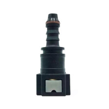 Racord OBP SAE J0244 diámetro 7,89 conexión de origen a 8mm recto negro
