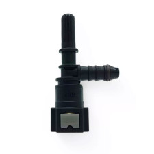 Racord T 8mm OBP SAE J0244 diámetro 7,89 negro  (top origen)