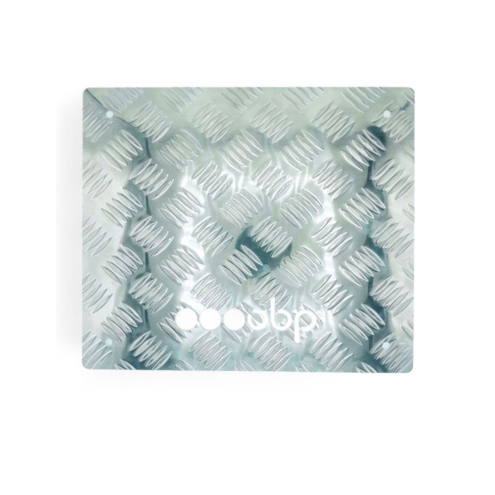 Reposapiés aluminio plano OBP 312x365x3mmArray