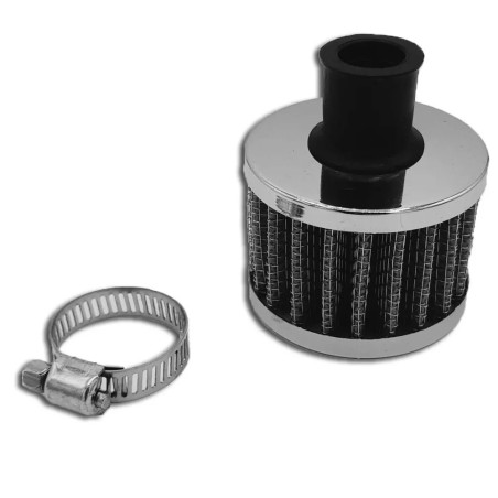 Filtro de respiro de óleo prata OBP 12mm para unidade de recuperação de óleo