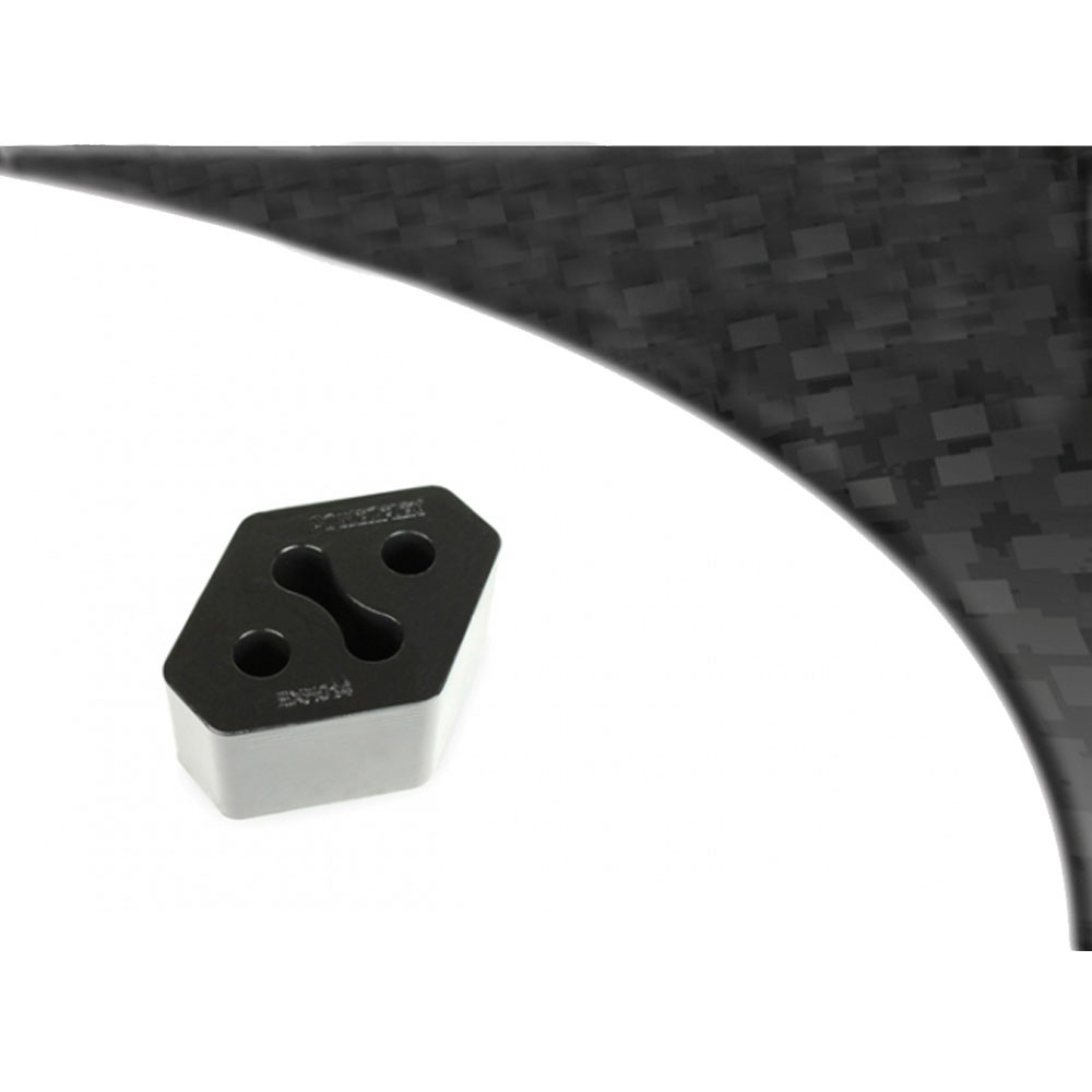 Silent Bloc Powerflex Preto Suporte universal do escapeArray
