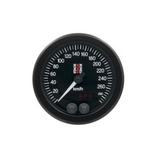 Velocímetro GPS Stack 0-290km/h diámetro 88mm negro
