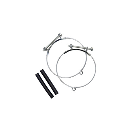 Pinças para condutas de ar Revotec diâmetro 76mm (o par)
