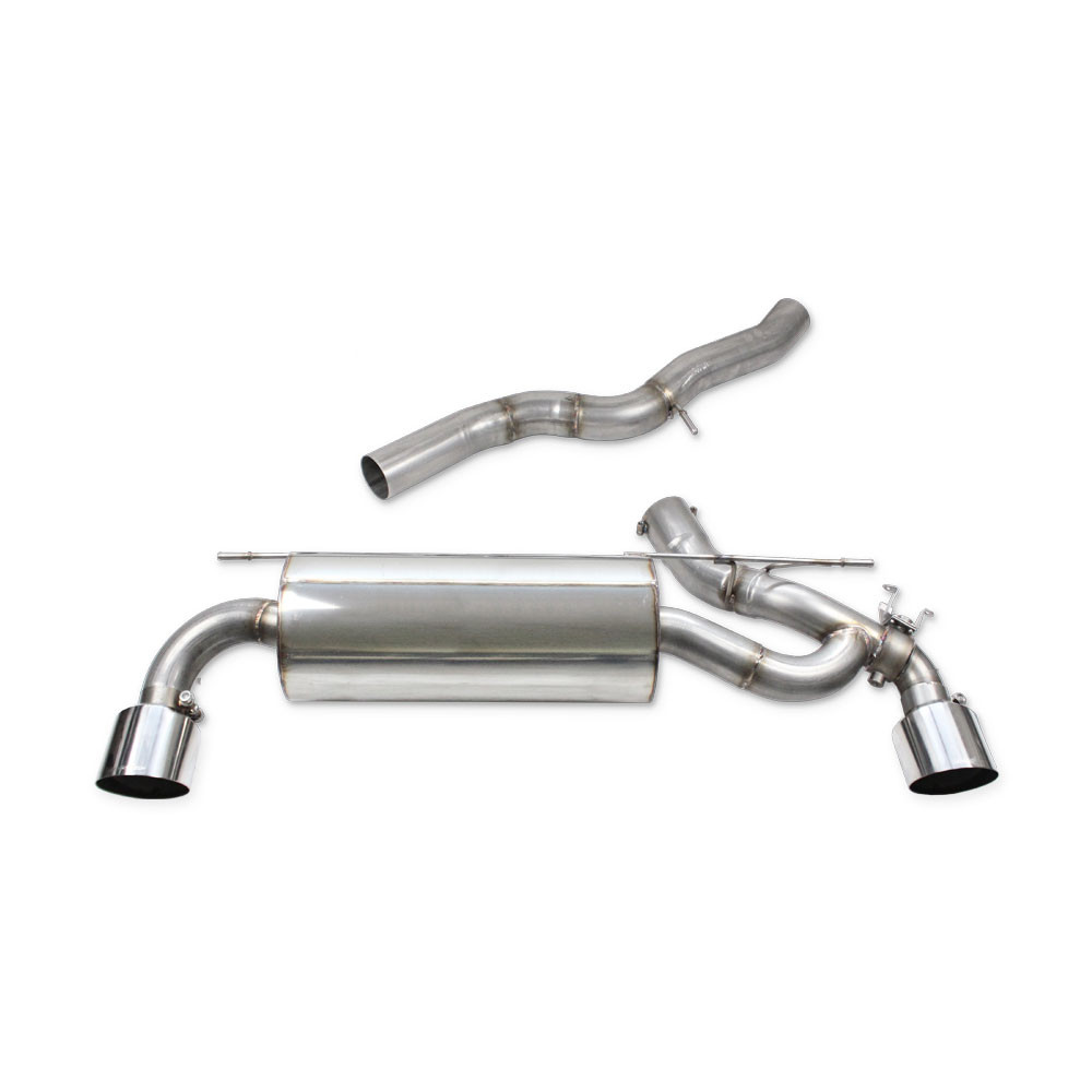 Silencioso trasero 114mm Racing Inoxcar Toyota Supra Mk5 GR 2,0 turbo después de 2020Array