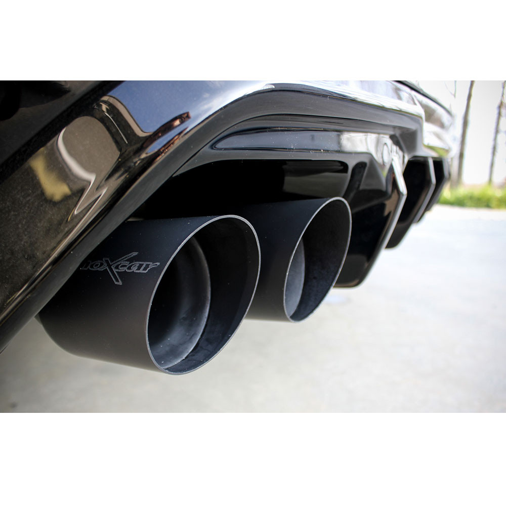 Duplex traseiro com silenciador 2x90 Racing Black Ceramic Inoxcar Cupra Formentor 1,5 TFSI (Multilink) após 2021Array