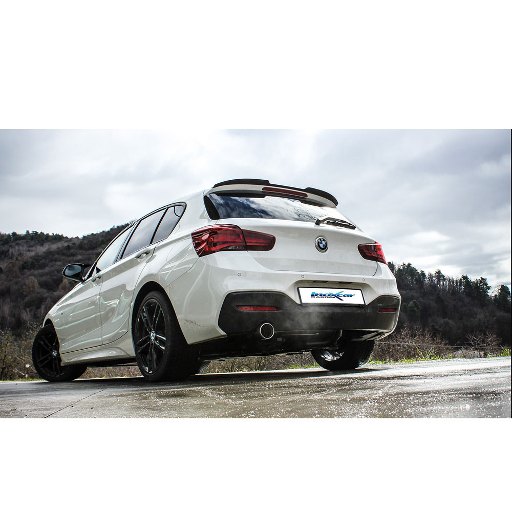 Tampa da extremidade sem silenciador diâmetro 90mm Inoxcar BMW F21 118i 1,5 2015-2019Array
