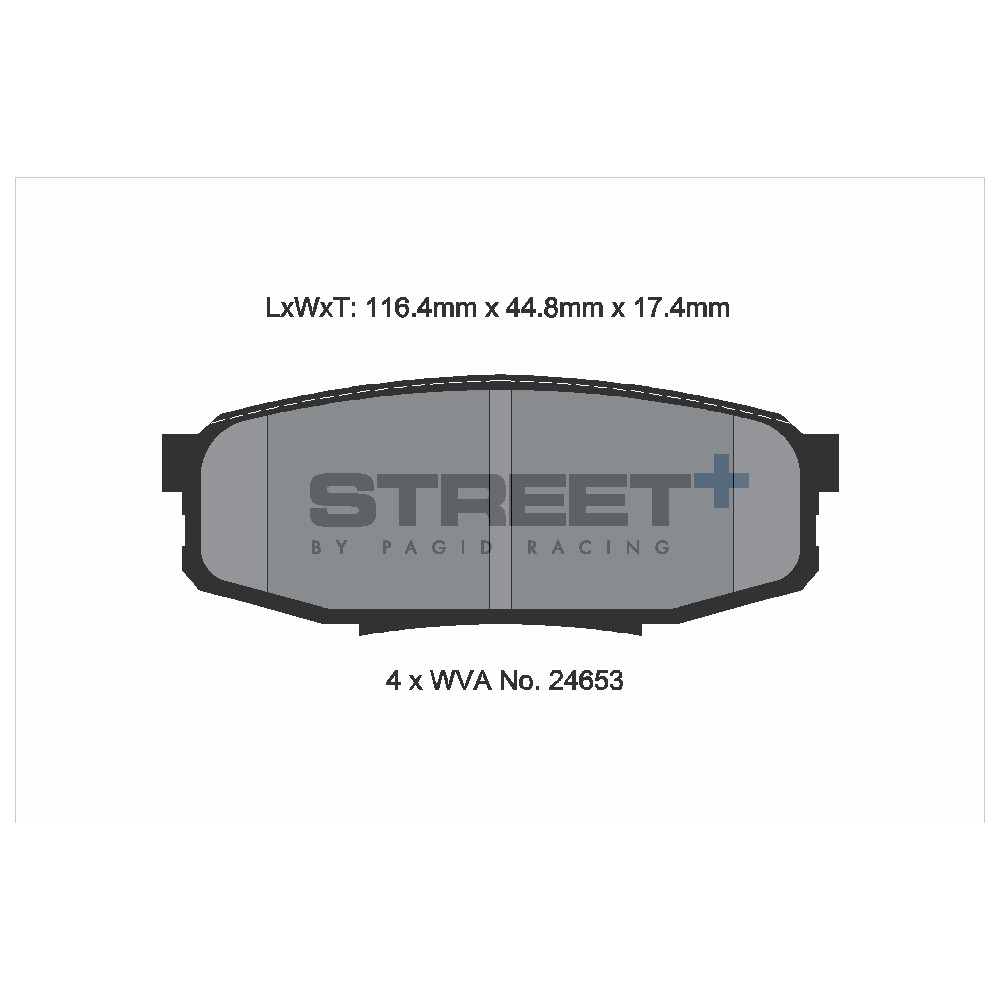 Pastilhas de travão Pagid T8084 Street+Array