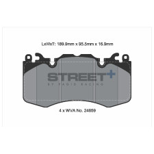 Pastillas de freno Pagid T8085 Street+