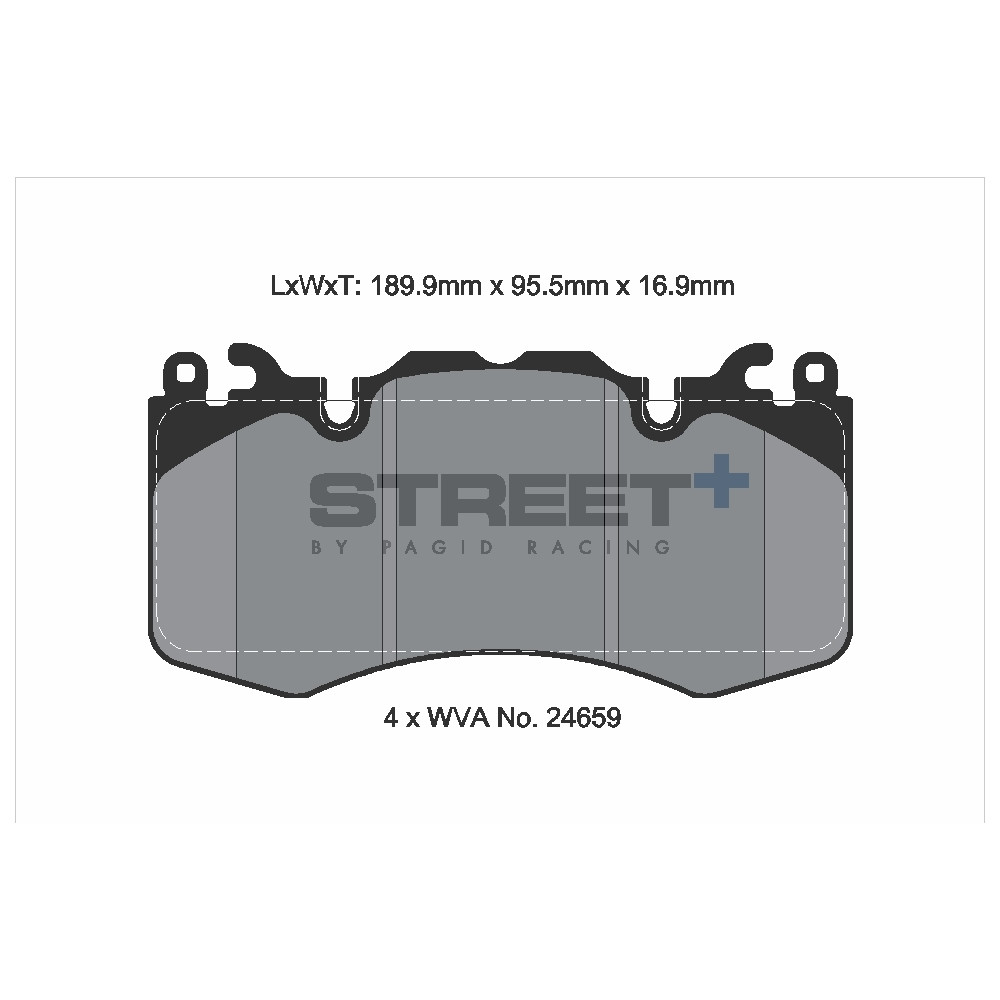 Pastillas de freno Pagid T8085 Street+Array