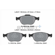 Pastillas de freno Pagid T8174 Street+