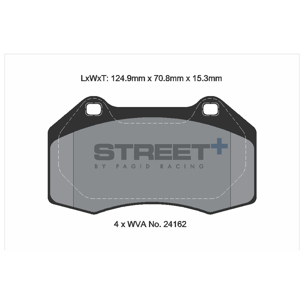 Pastillas de freno Pagid T8186 Street+Array