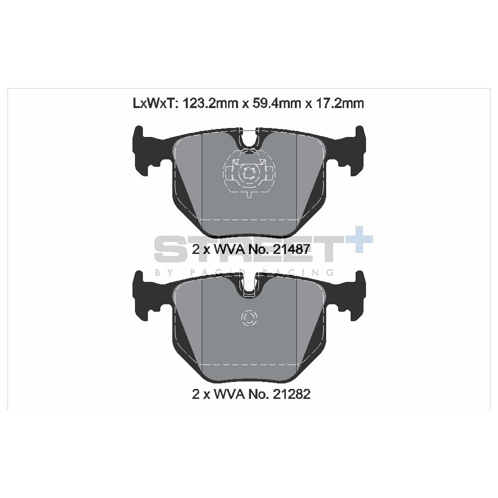 Pastillas de freno Pagid T8223 Street+Array